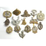 15 Military cap badges, as shown condition