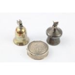 Vintage .800 & .925 silver pill / trinket boxes Inc tooth fairy, circular Etc items are in vintage