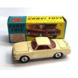 Original boxed corgi volkswagon 1500 karmann ghia as shown condition