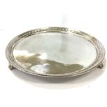 Silver salver by Robert Garrard, good overall antique condition, total approximate weight: 530g