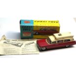 Original boxed corgi 437 superior ambulance on cadillac chassis as shown condition