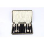 Antique Hallmarked 1916 Sheffield silver teaspoons with sugar tongs maker - Joseph Rodgers & Sons