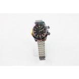 Vintage c.1970's Gents seawatch 400 Divers style wristwatch rare compressor style case w/ twin