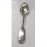 Silver Russian spoon, approximate total weight: 65g