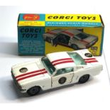 Original boxed corgi 325 ford mustang competition model as shown condition