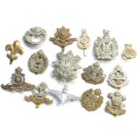 15 Military cap badges, as shown condition