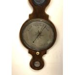 Antique mahogany 5 piece banjo barometer in need of restoration