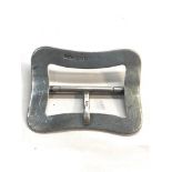 Hallmaked silver buckle chester silver hallmarks measures approx 6cm by 4.5cm