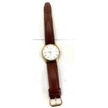 Vintage Gents Seiko 7005-2000 gold tone wristwatch automatic working (No warranty given) w/ oversize