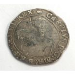 Charles 1st 1625-49 silver coin measures approx 34mm dia weight 14.8g please see images for grade