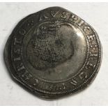 Charles 1st 1625-49 silver coin measures approx 37mm dia weight 14g please see images for grade