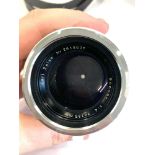 2 x Zeiss Ikon Contarex camera lenses Carl Zeiss Planar 55mm F/1.4 Carl Zeiss Sonnar 135mm F/4