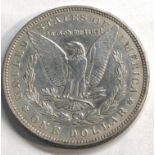 Silver 1896 American one dollar please see images for grade