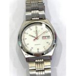 Vintage gents Seiko 5 7s26-0570 stainless steel wristwatch, automatic working (No warranty given) w/