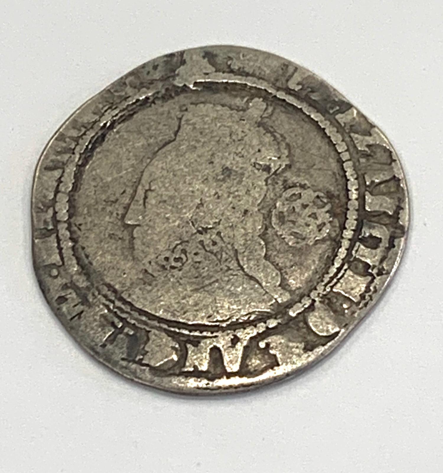 Elizabeth 1st silver coin measures approx 26mm dia weight 5.7g please see images for grade and