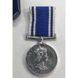 ER11 boxed police long service & good conduct medal named constable James Williams