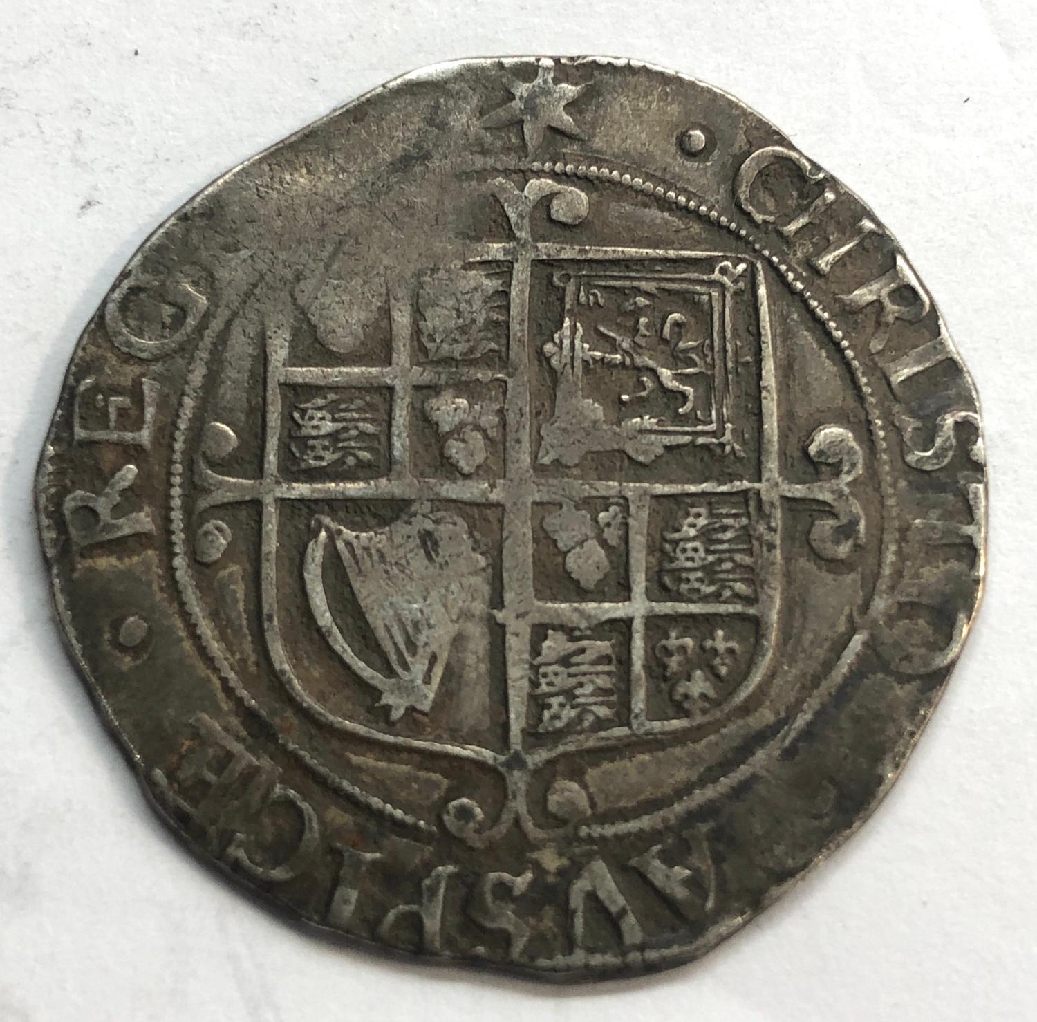 Charles 1st 1625-49 silver coin measures approx 30mm dia weight 6.1g please see images for grade and - Image 2 of 2