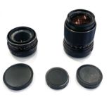 Carl Zeiss Jena DDR MC S 135mm F/3.5 Carl Zeiss Jena DDR Tessar 50mm F/2.8 These lenses are in a