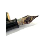 Vintage Waterman W5 grey fountain pen w/ 14ct gold nib, rolled gold banding. In vintage condition,