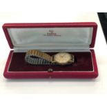 Vintage gents 1960's Tudor Royal 9ct gold presentation wristwatch hand-wind working (No warranty