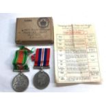 WW2 medals boxed to Capt D.S.N Chambers