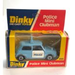 Dinky No 255 police mini clubman original boxed please see images for condition