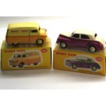 2 Dinky Car Reissues 482 Bedford 10cwt van and 159 morris oxford please see images for condition