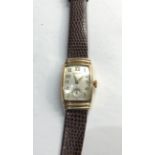Vintage gents Hamilton wristwatch the watch is ticking but the winder does not work 10k gold filled