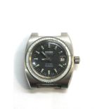 Vintage gents Choisi automatic diver watch watch is ticking missing lugs and strap please