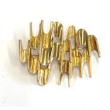 Vintage 9ct gold Ivan Tarrett GT Limited abstract brooch, approximate weight 9g