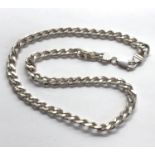 Chunky silver necklace weight 45g