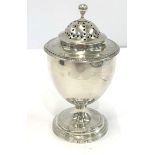 George 111 silver pounce pot London 1809