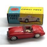 Boxed Corgi 302 M.G.A sports car in good condition please see images for condition