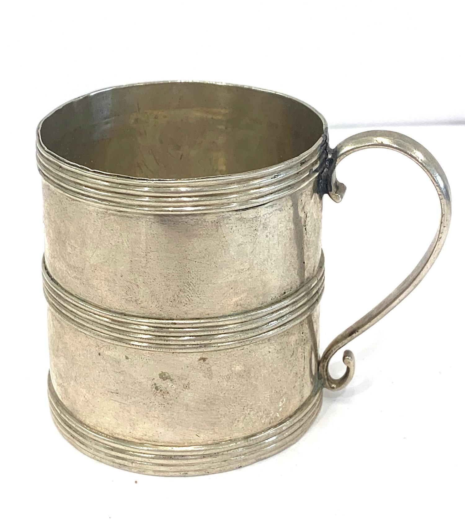 Early silver mug makers mark only probably provincial