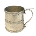 Early silver mug makers mark only probably provincial