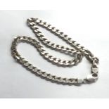 Chunky silver chain necklace weight 66g