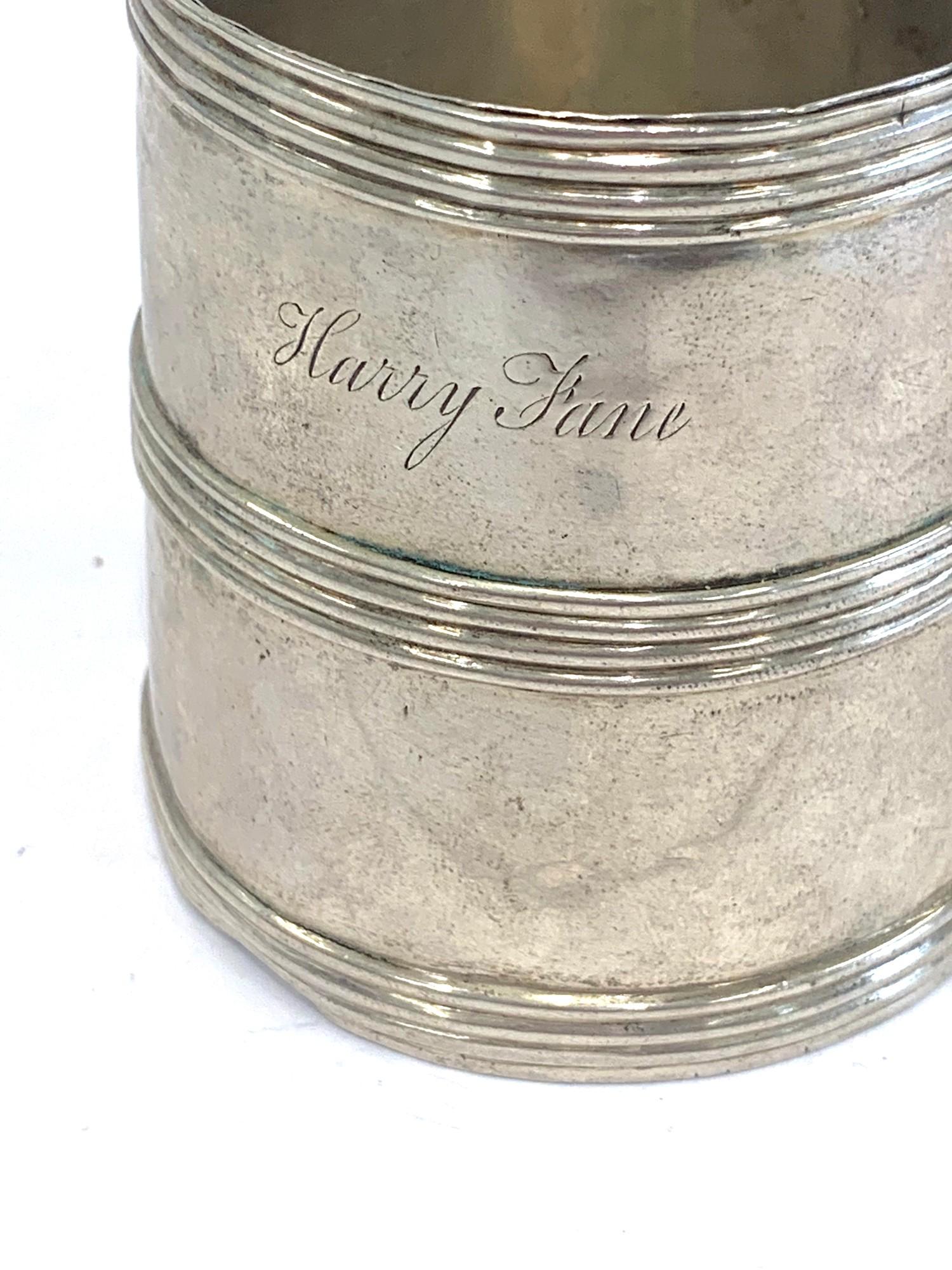 Early silver mug makers mark only probably provincial - Image 4 of 4