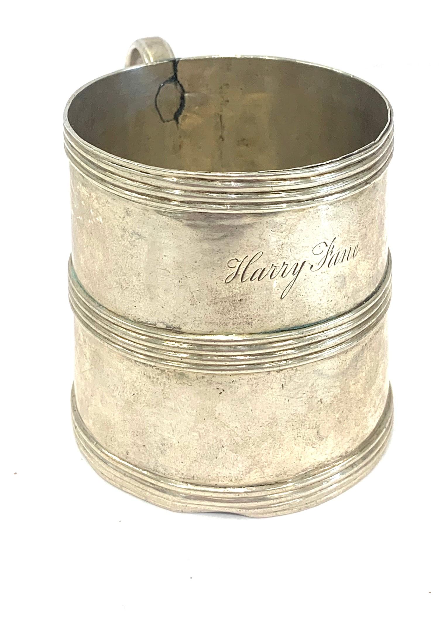 Early silver mug makers mark only probably provincial - Image 2 of 4