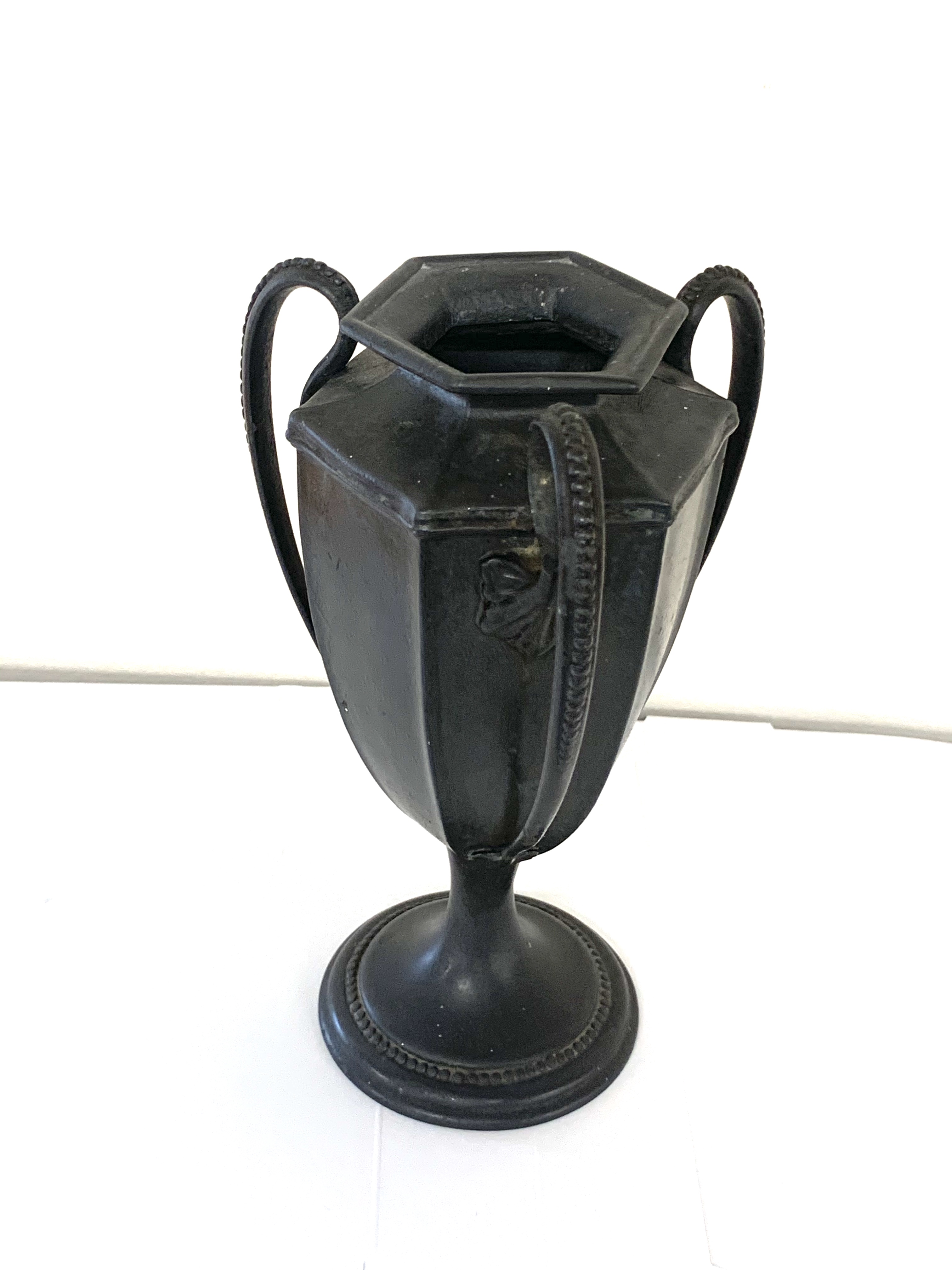Tudric pewter vase from Liberty's London circa 1900 - Image 4 of 4