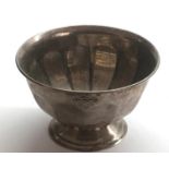 Silver sugar bowl by Viners Sheffield silver hallmarks weight 120g