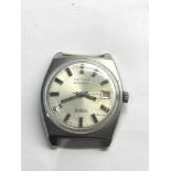 Vintage gents Waltham automatic wristwatch the watch is not ticking and no strap please see images