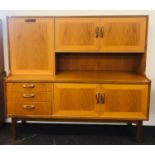 G Plan Teak sideboard, overall good condition, approximate Height 57inches , Length 63 inches, Depth