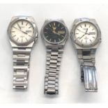 Selection of 3 Seiko mens watches, not tested
