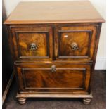2 Door antique Georgian commode, overall good condition, age related wear, approximate measurements: