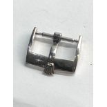 Stainless steel Rolex buckle measures approx 18mm wide please see images