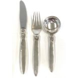 Georg Jensen silver christening set