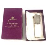 Asprey London silver page turner in original box please see images