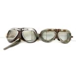 2 pairs of vintage flying goggles please see images for details