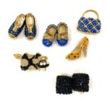 Designer Susan Bjontegard costume jewellery brooches