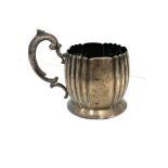 Antique Russian silver mug 84 hallmark weight 170g